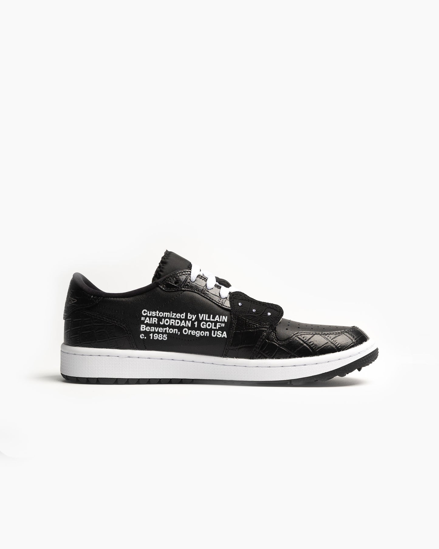 'OFF-WHITE' Air Jordan 1 Low Golf - Black Iron Grey