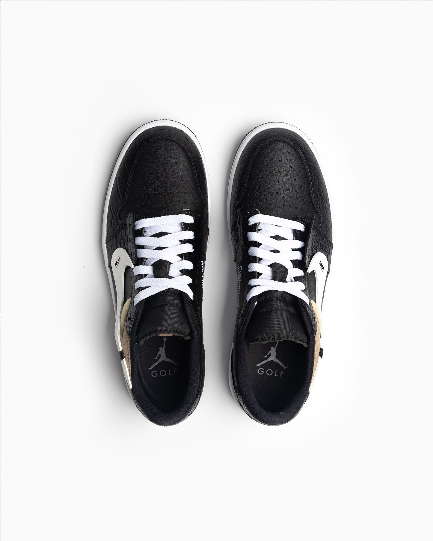 'OFF-WHITE' Air Jordan 1 Low Golf - Black Iron Grey