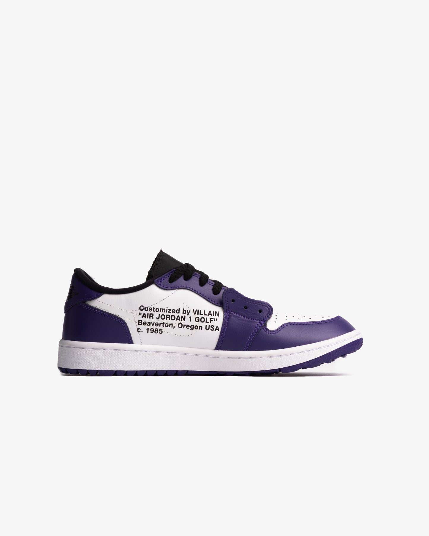 'OFF-WHITE' Air Jordan 1 Low Golf - Court Purple