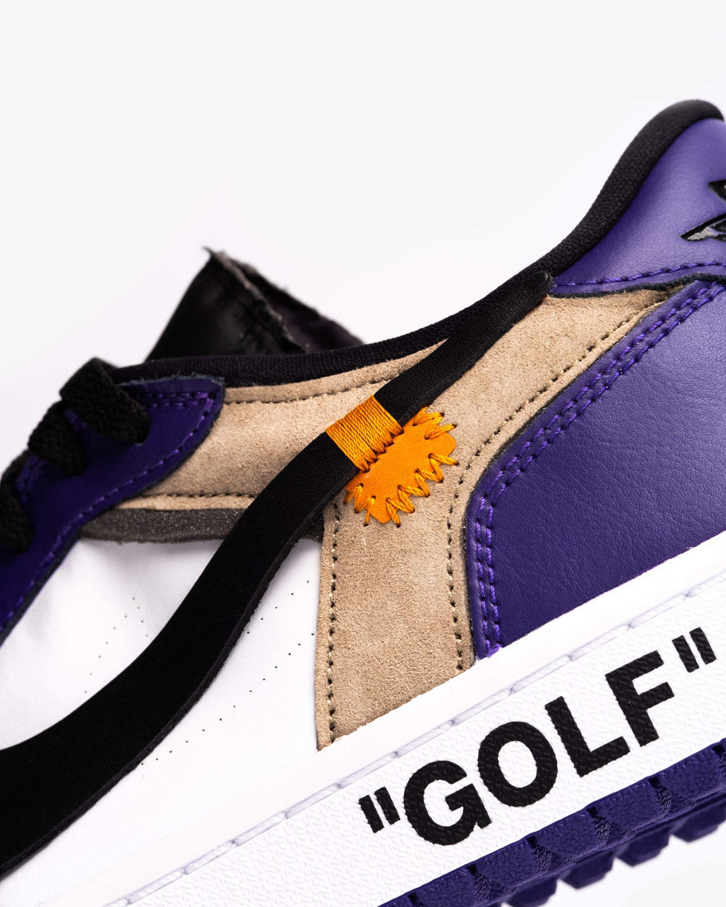 'OFF-WHITE' Air Jordan 1 Low Golf - Court Purple