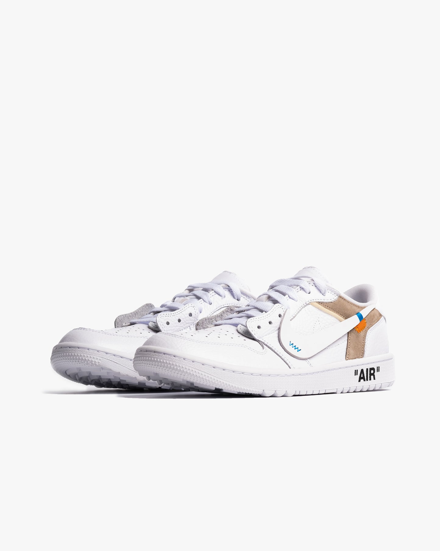 'OFF-WHITE' Air Jordan 1 Low Golf - Triple White