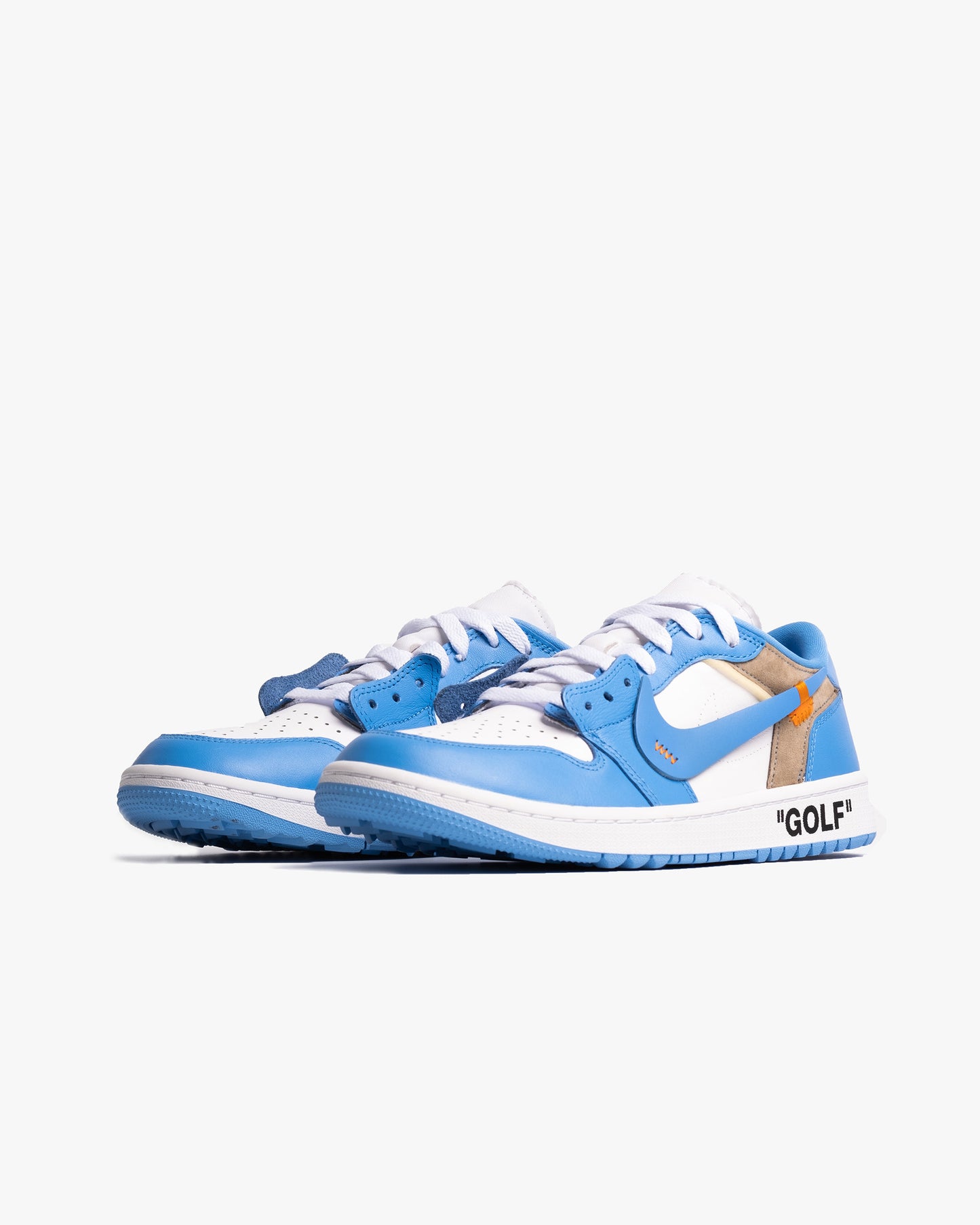 'OFF-WHITE' Air Jordan 1 Low Golf - UNC