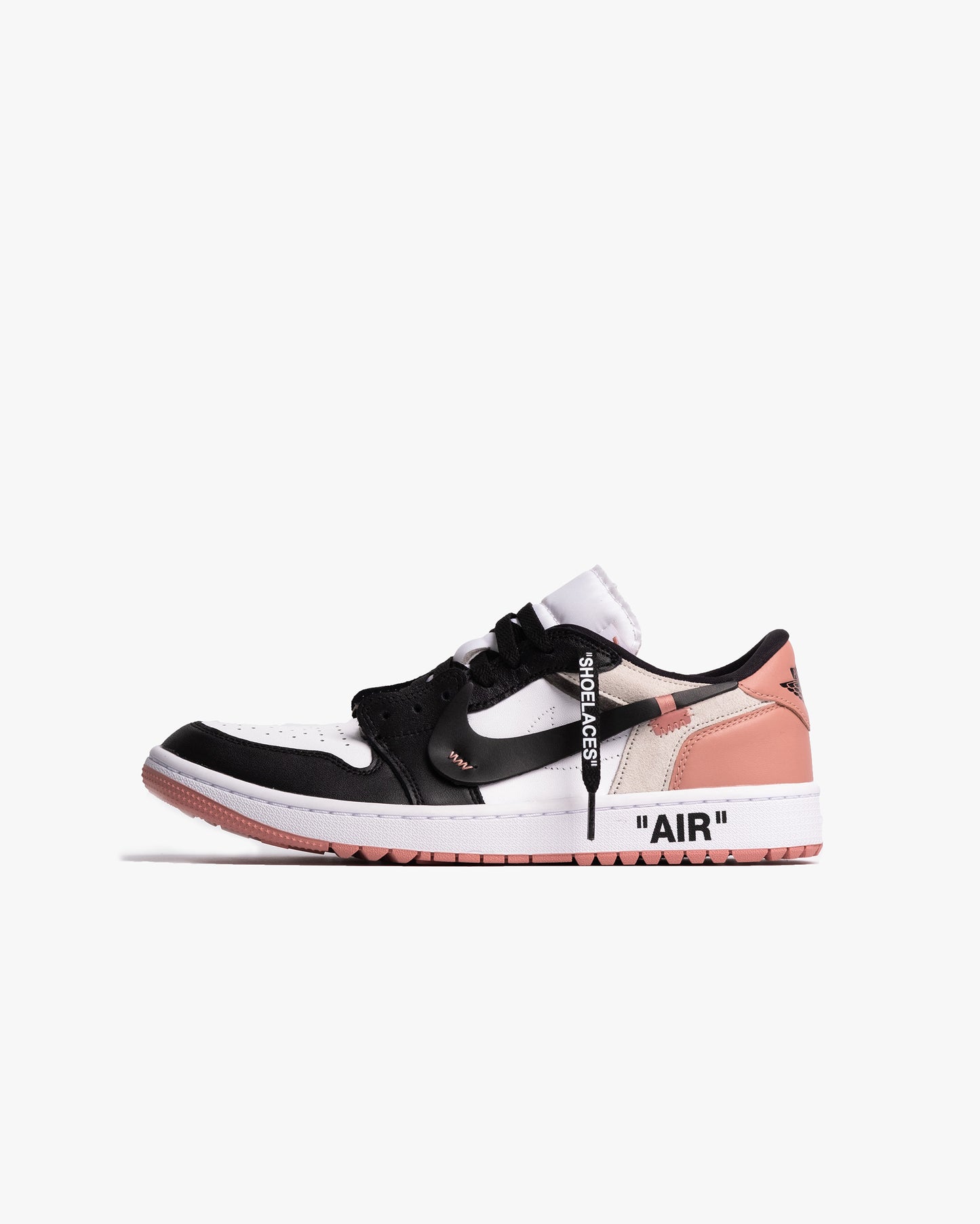 'OFF-WHITE' Air Jordan 1 Low Golf - Rust Pink