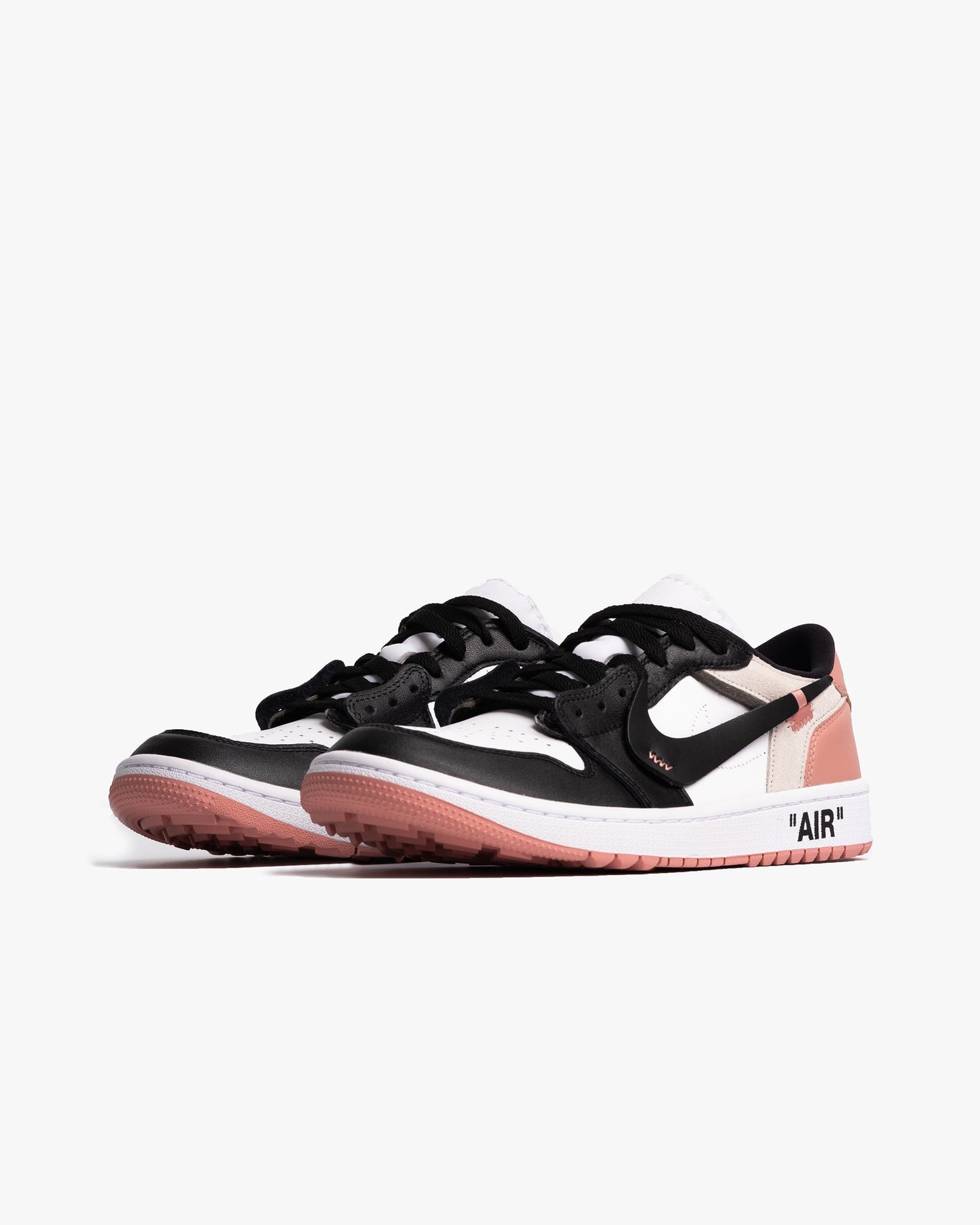 'OFF-WHITE' Air Jordan 1 Low Golf - Rust Pink