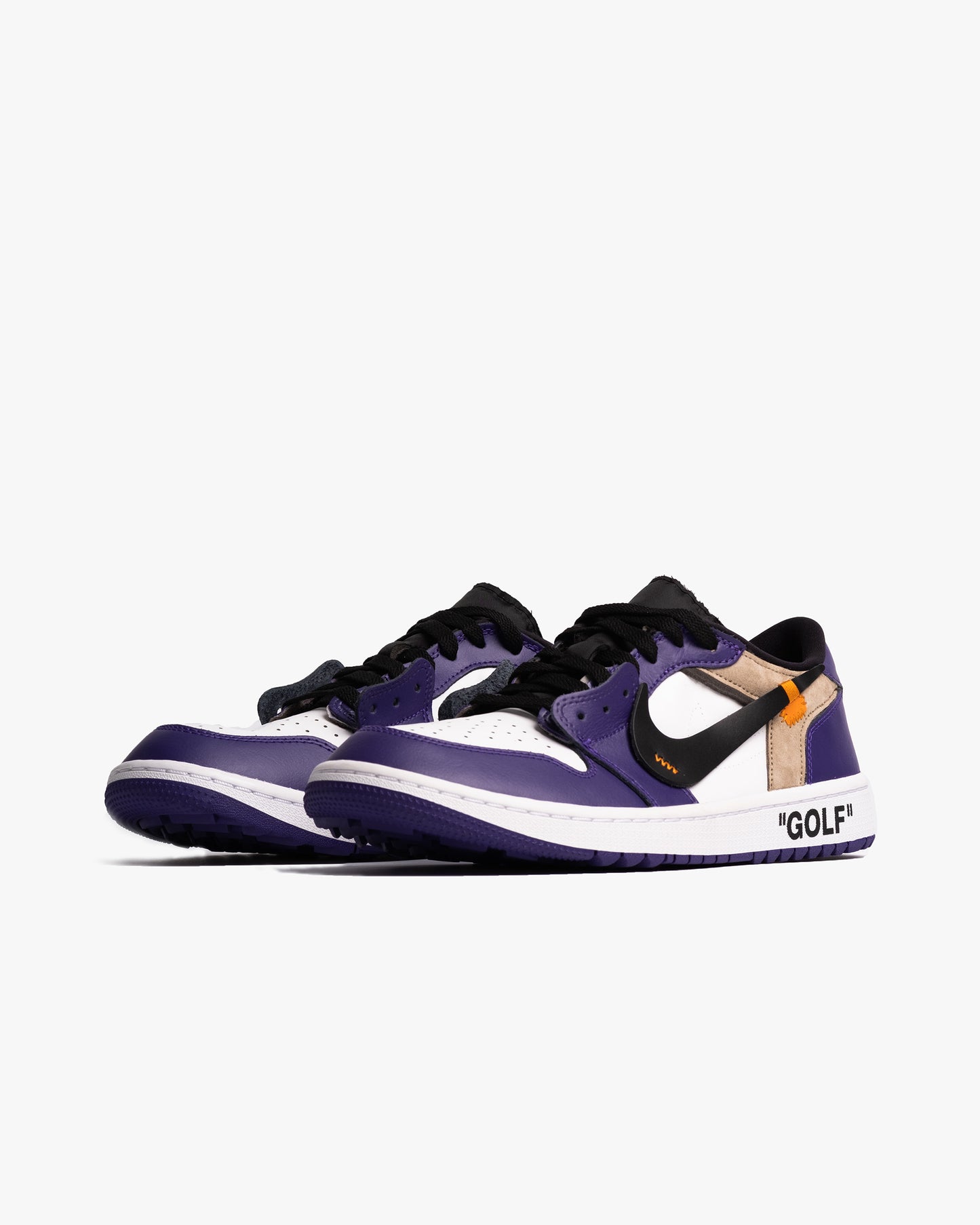 'OFF-WHITE' Air Jordan 1 Low Golf - Court Purple