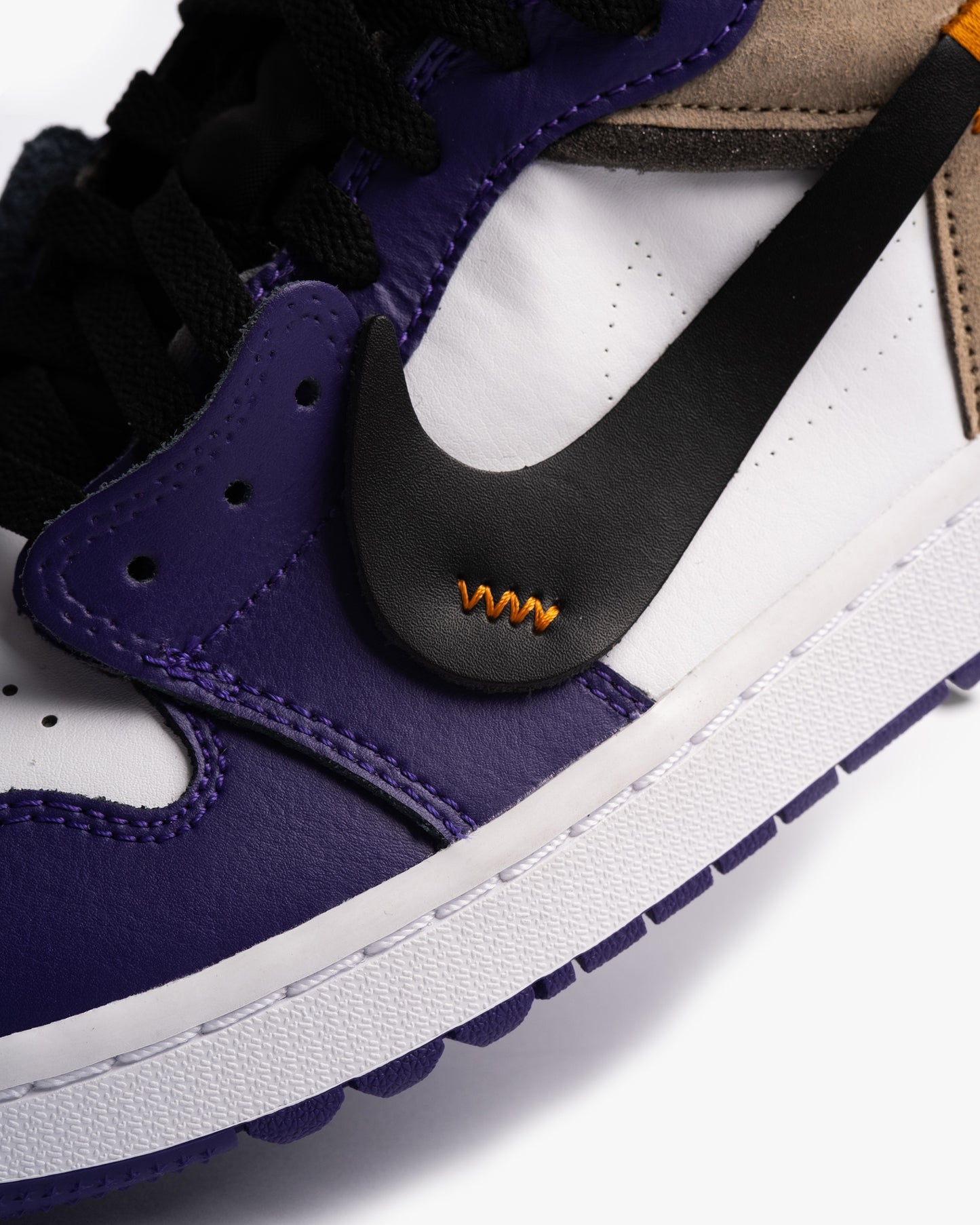 'OFF-WHITE' Air Jordan 1 Low Golf - Court Purple