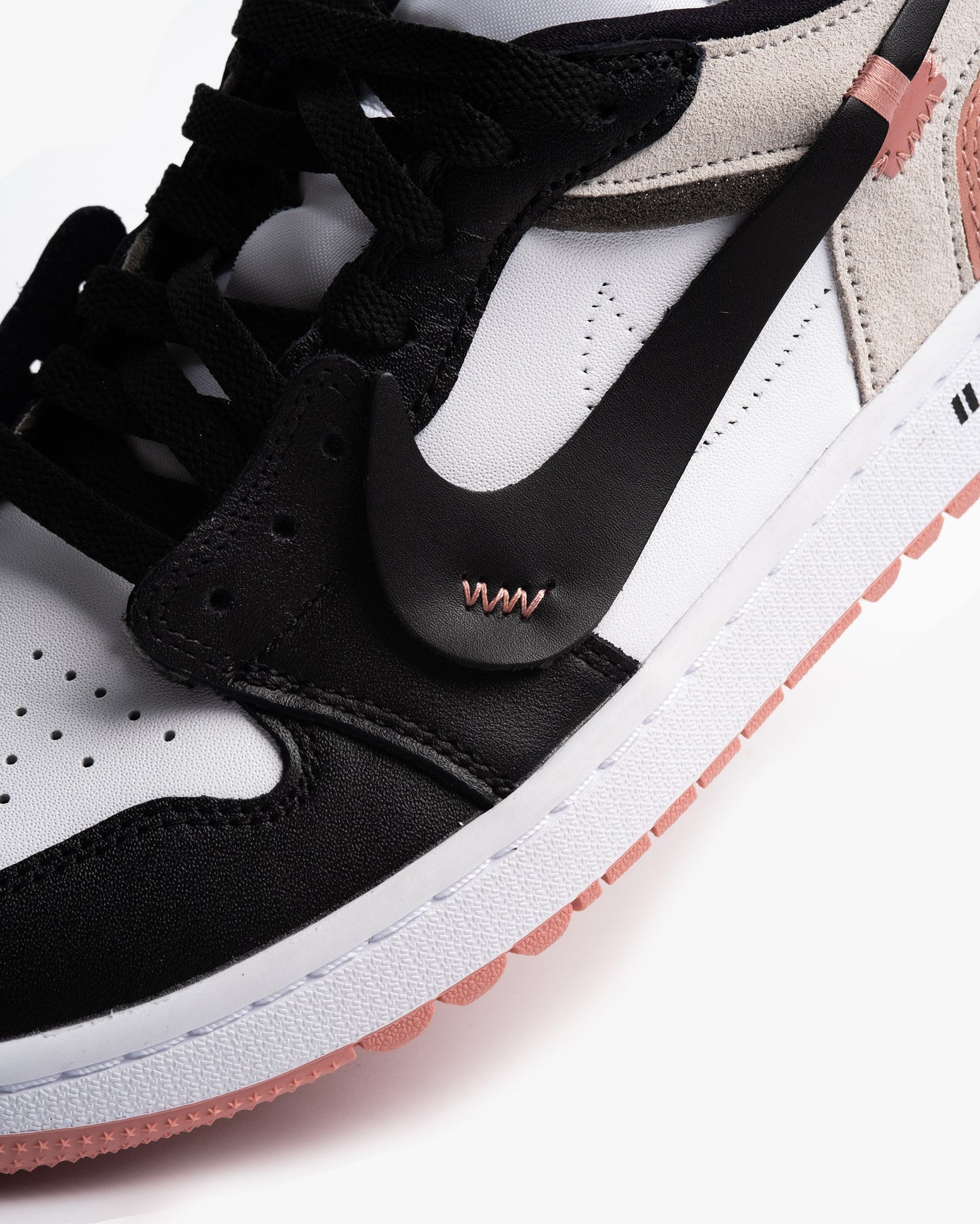 'OFF-WHITE' Air Jordan 1 Low Golf - Rust Pink