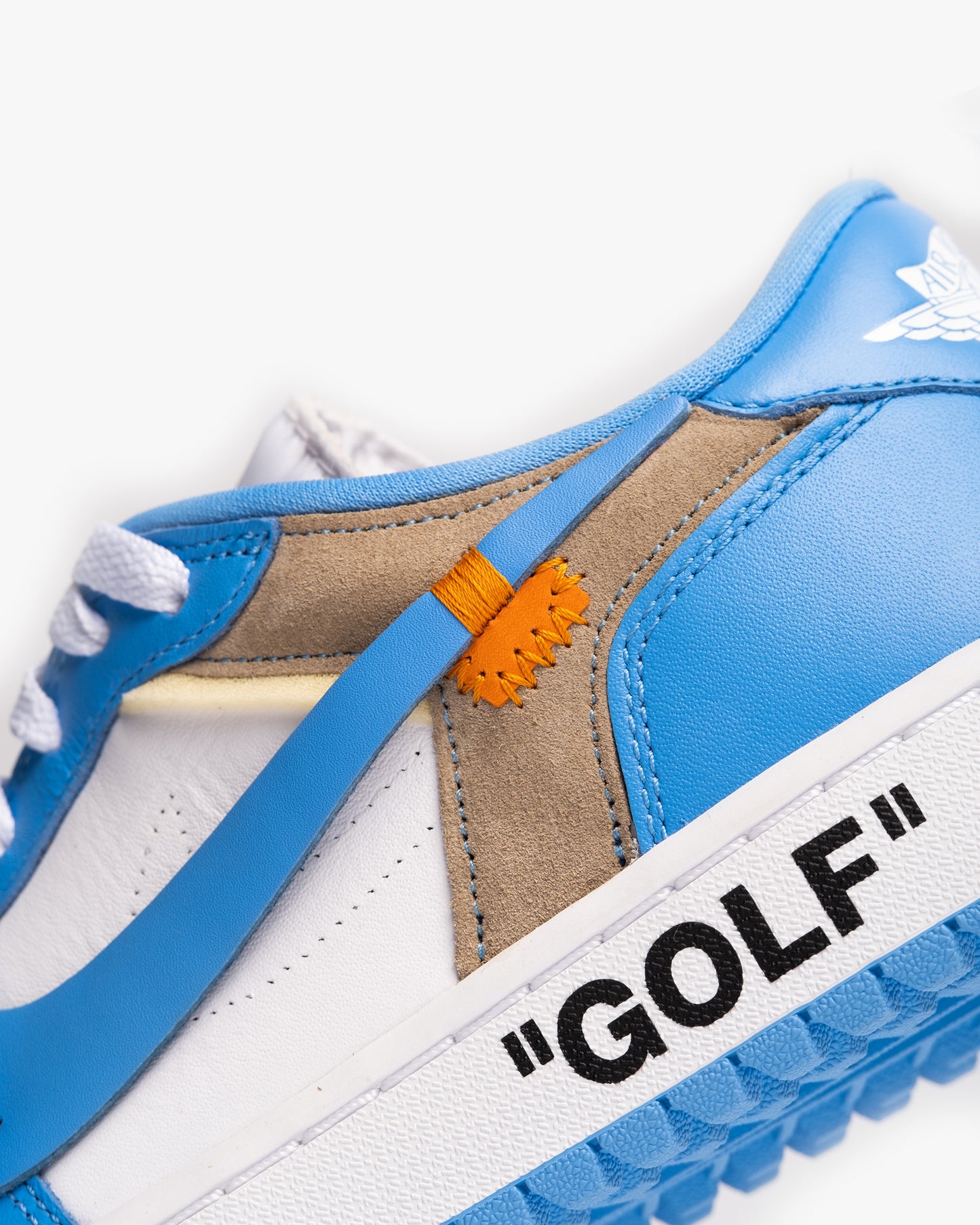 'OFF-WHITE' Air Jordan 1 Low Golf - UNC