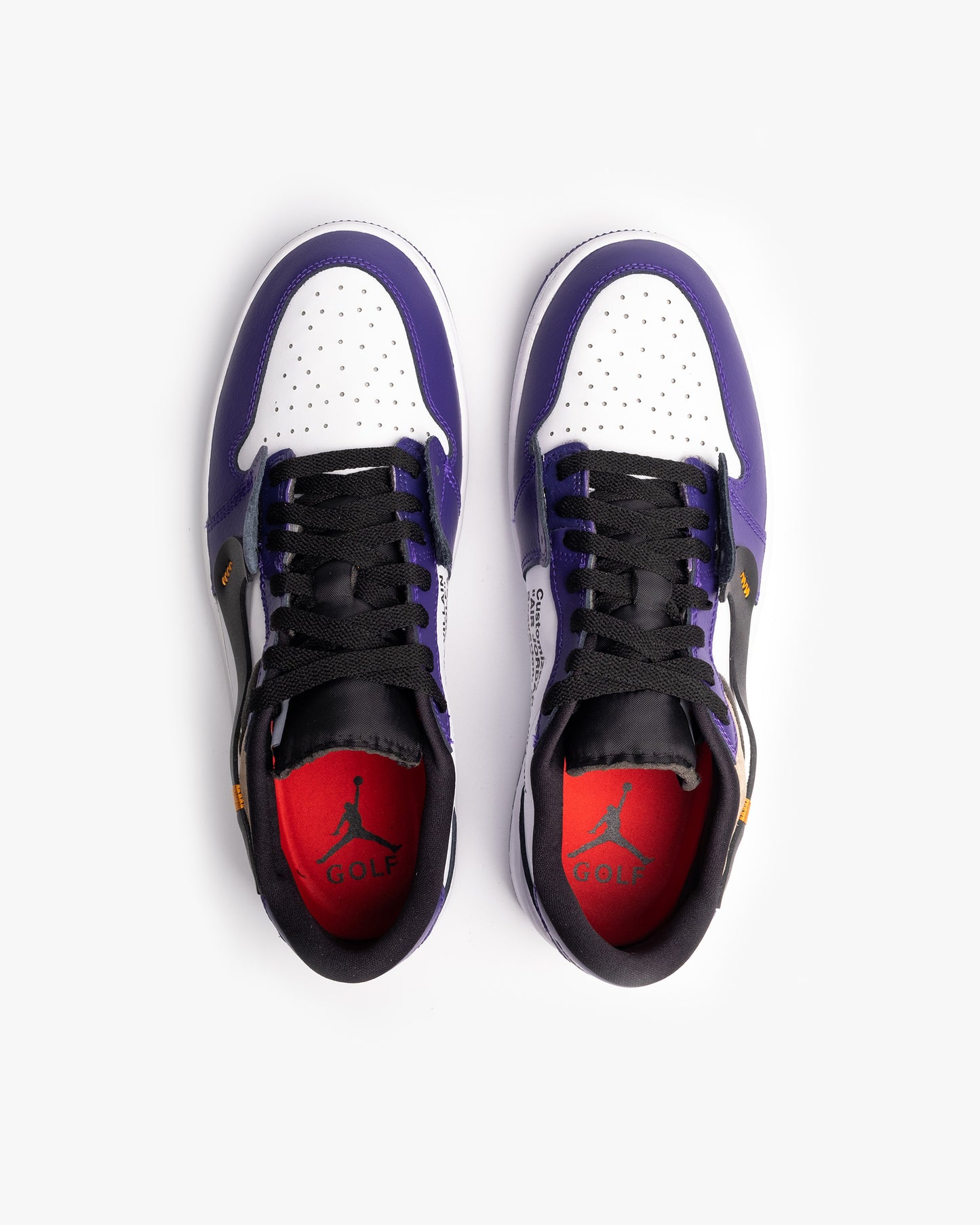 'OFF-WHITE' Air Jordan 1 Low Golf - Court Purple